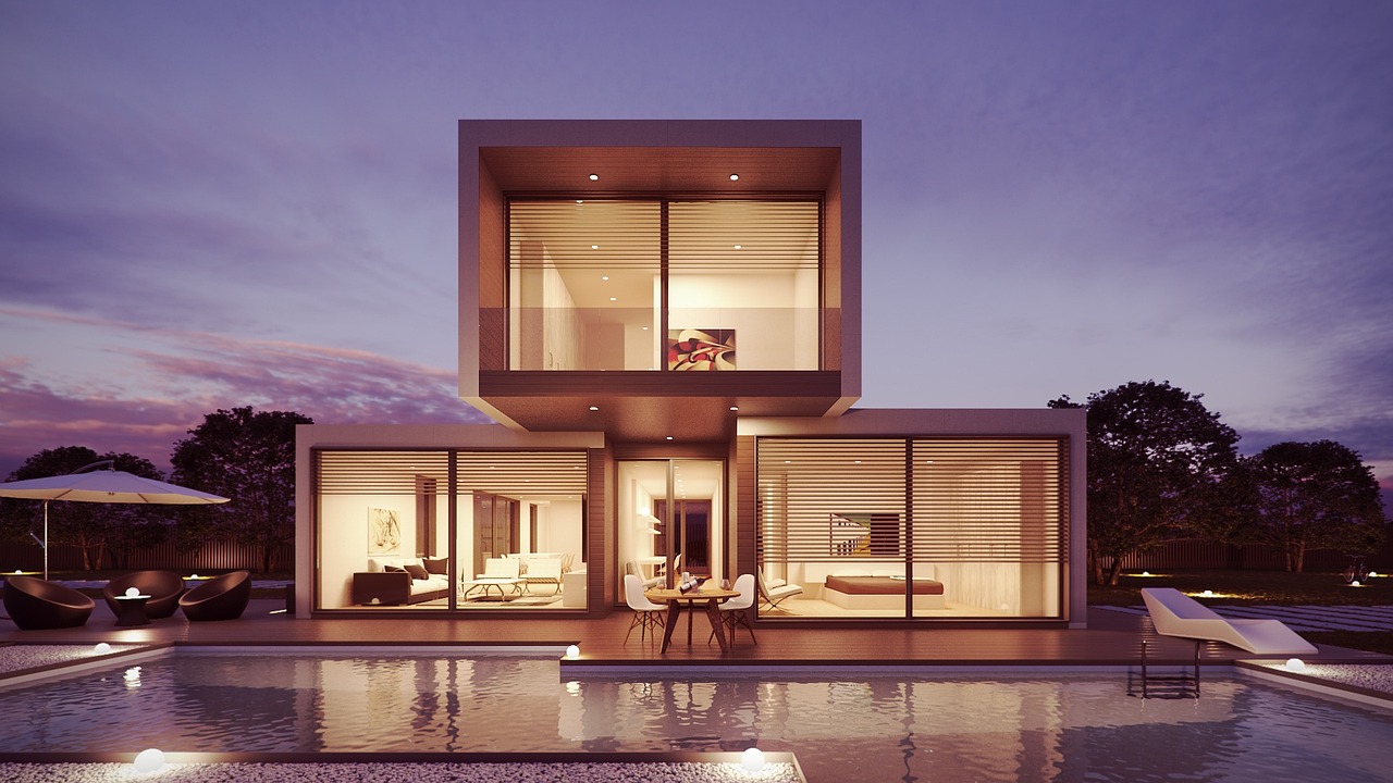 Minimalistische woonkamer met duurzame luxe elementen. Minimalistische woonkamer met duurzame luxe elementen.